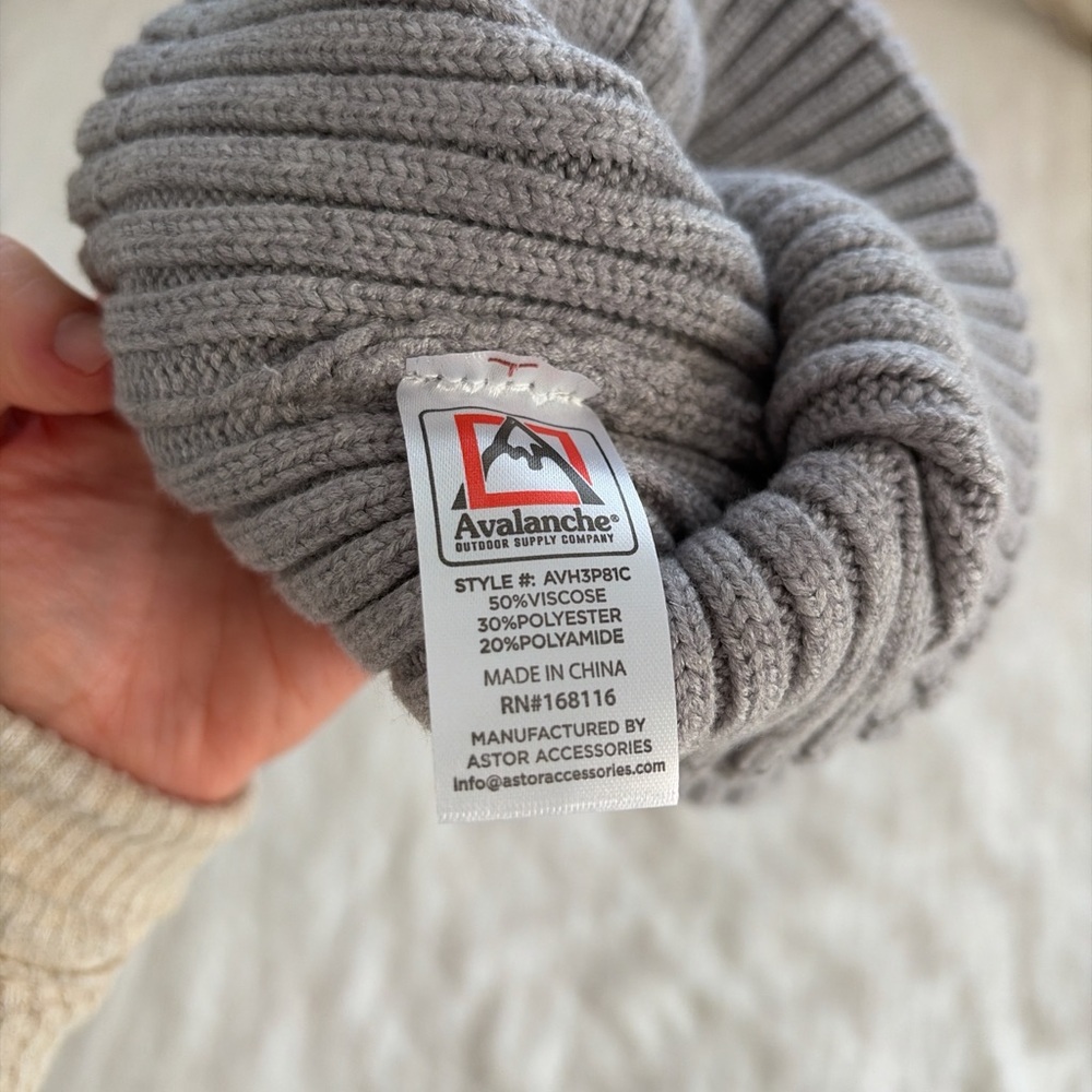 Avalanche Ribbed Knit Beanie - Picture 5 of 5